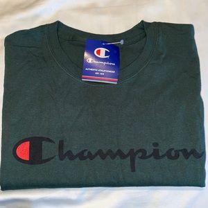 Brand New Green Champion Short Sleeve T-Shirt XL